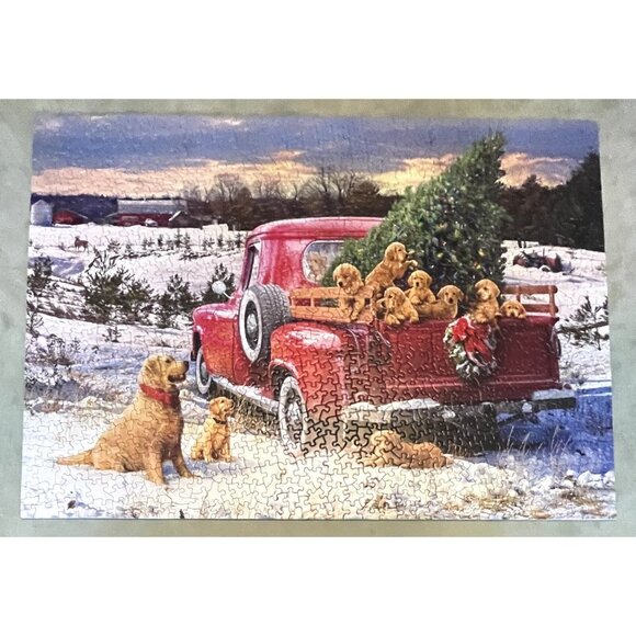 Lot 3 JIGSAW PUZZLES 1000pc Cobble Hill Sure-Lox Buffalo Marilyn Monroe COMPLETE - Picture 6 of 6